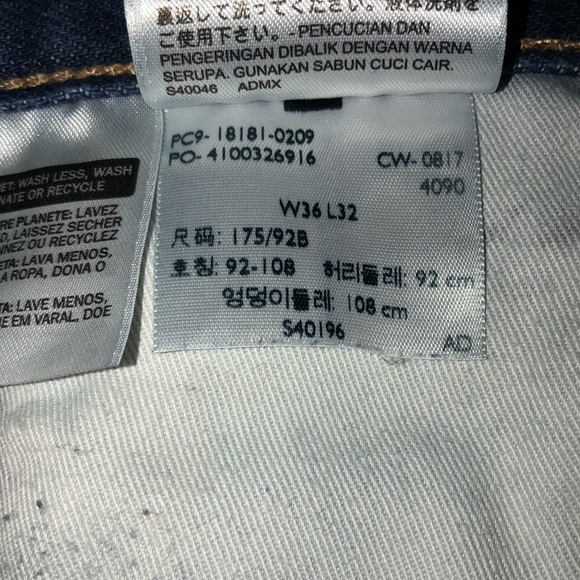Unique 541 Levi’s Jeans - Pieced/Married Bleached Jeans